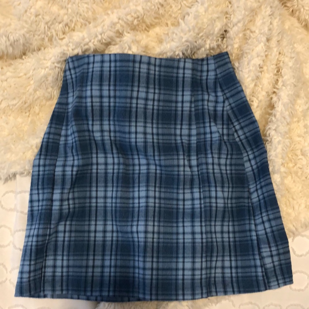 plaid brandy skirt.